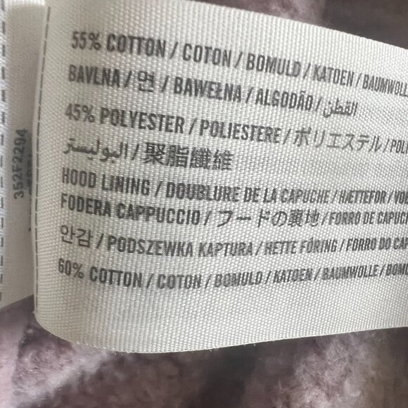 Hollister Pullover Hoodie Womens Size M Dusty Pink Y2K Skater Surf Streetwear - Picture 7 of 7